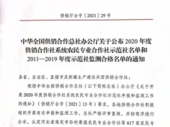 陜西省佛坪縣繼東食用菌農(nóng)民專業(yè)合作社被認(rèn)定為“國(guó)家級(jí)農(nóng)民專業(yè)合作社示范社” ()