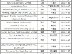 又有14家企業(yè)出口蘑菇的質(zhì)量獲美國(guó)FDA認(rèn)可 ()