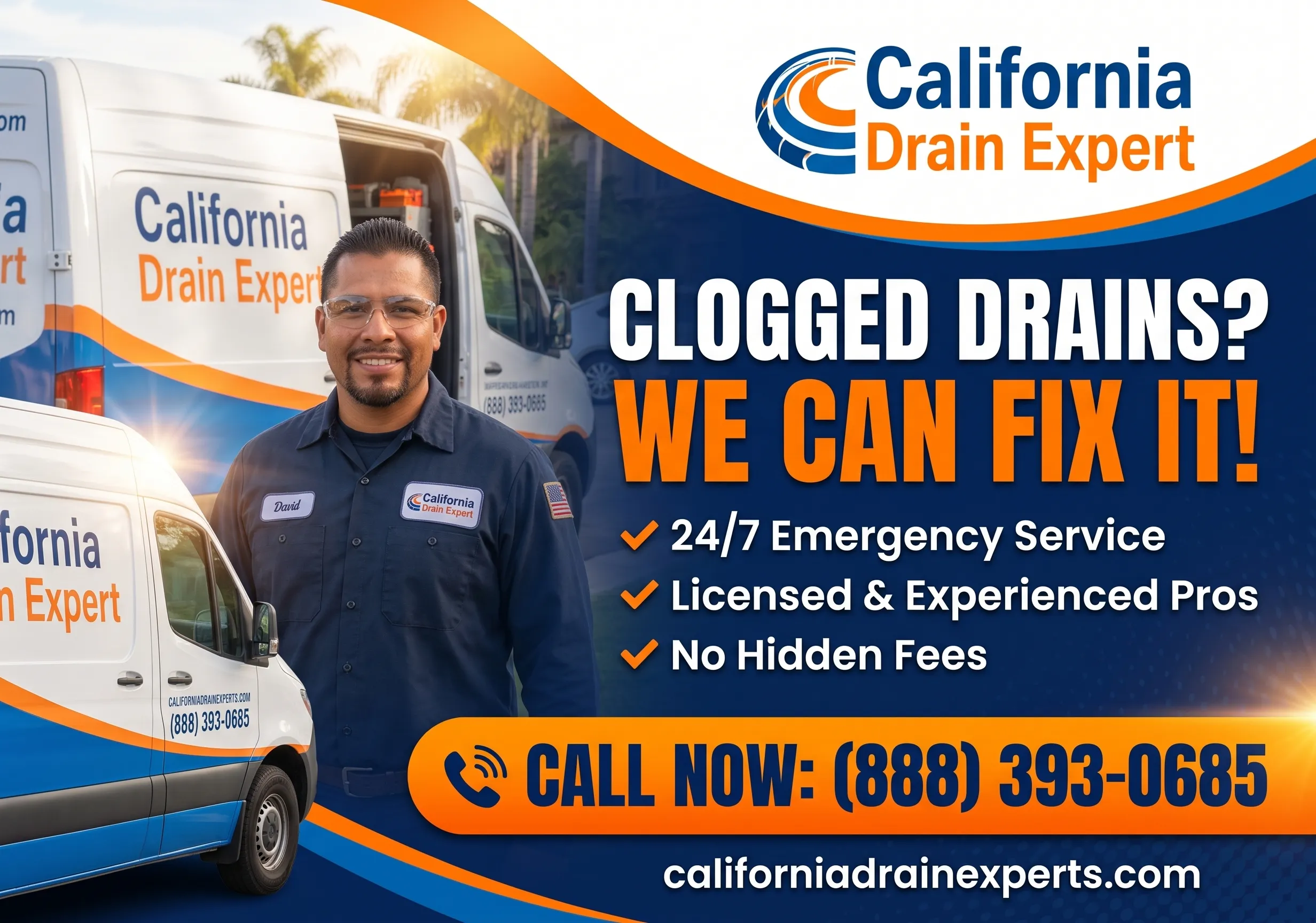 Drain Cleaning California