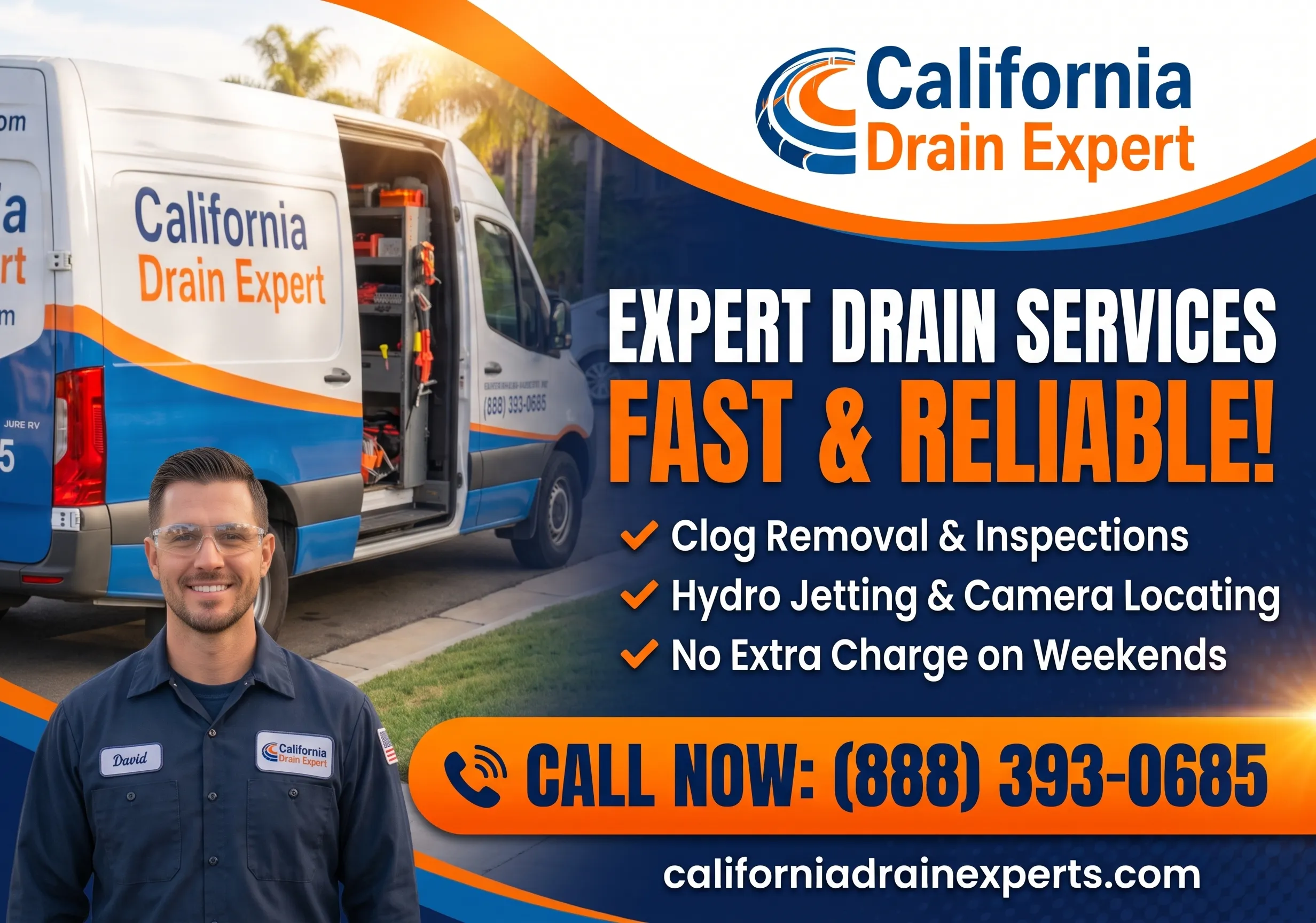 Drain Cleaning In California